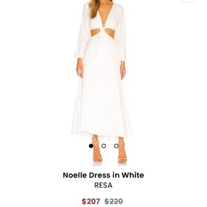 Revolve Resa Noelle Dress in White